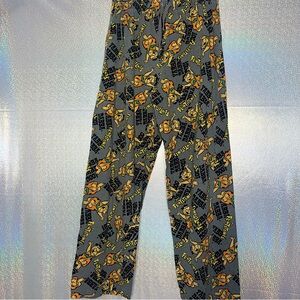 Flinstones pants yabba-dabba-doo grey orange yellow black blue Pj lounge movie